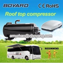 roof top mounted camping car air conditioner with horizontal R410a compressor